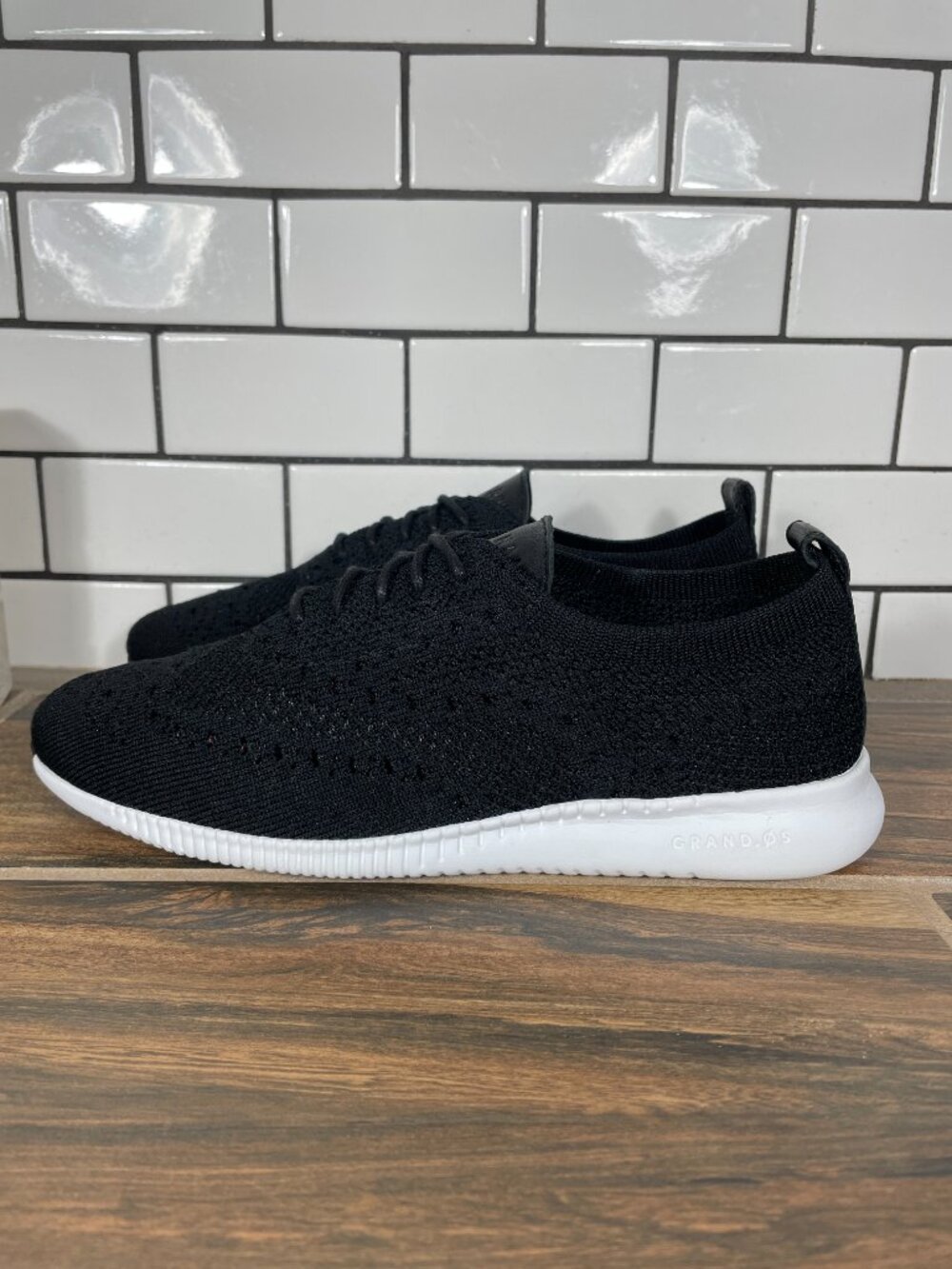 Cole Haan 2.ZEROGRAND Stitchlite Shoes Womens Size 5.5 Black Wingtip Oxford